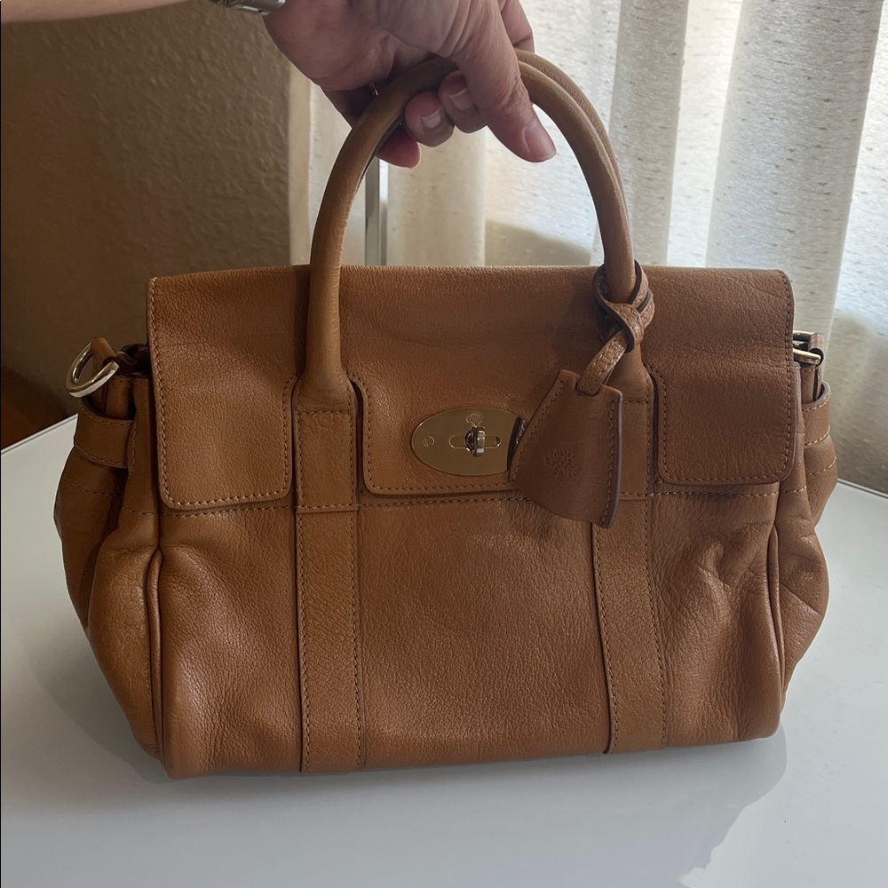 MULBERRY SMALL TAN BAYSWATER SATCHEL - Picture 16 of 16